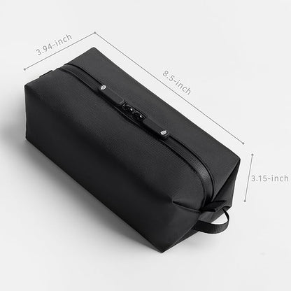 Comfyable Small Toiletry Bag for Men, Slim Mini Toothbrush Bag, Dopp Kit Bag