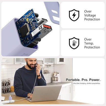 3 Pieces USB C Wall Charger for iPhone 14/15/16/17 Pro Max Plus Cube, 20W PD Type C Quick Power Adapter USBC Block Box Plug for Samsung S21 S20 Note 20 Fold3 Z Flip3 UBS-C Plug