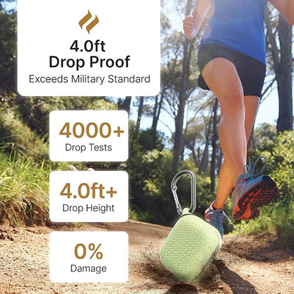 Catalyst Waterproof Case for AirPods 3rd Generation (2021) - Wireless and USB-C Charging Compatible AirPods 3rd Generation Case, Drop Protection Cover for AirPods 3 One Piece Design with Carabiner