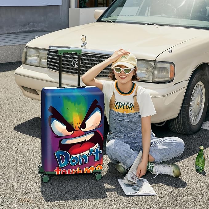 ANNA QUEEN Travel Luggage Cover Suitcase Protector Suitcase Cover Anti-Scratch,Stretchable Bag Cover Washable Durable Polyester