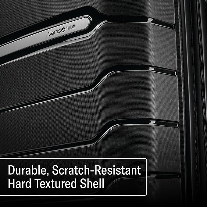 Samsonite Freeform Hardside Carry-On Luggage with Spinner Wheels - Hardshell Suitcase - TSA, Airline-Approved - Expandable Hard Shell, Smooth Rolling Wheels for Lightweight Travel - Lilac