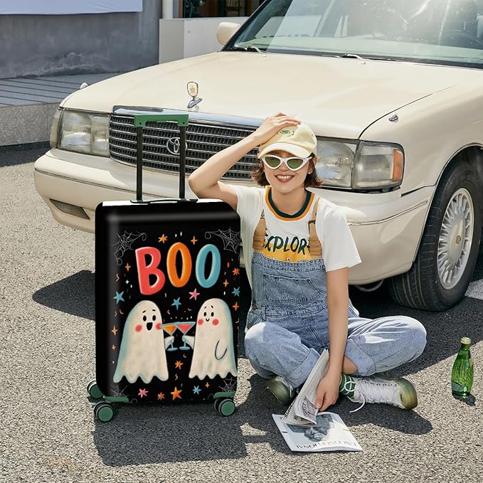 ANNA QUEEN Travel Luggage Cover Suitcase Protector Suitcase Cover Anti-Scratch,Stretchable Luggage Travel Bag Cover Washable