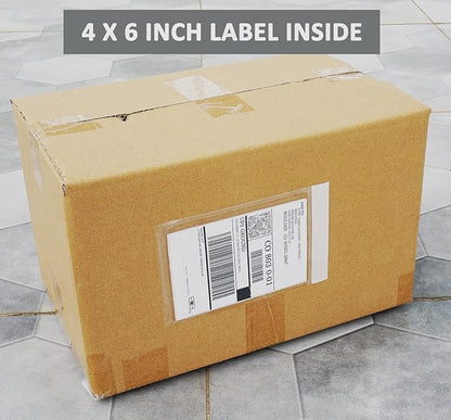 1000 Pcs Premium 4.7''x7.5'' Packing List Envelope, Tailored Size for 4x6'' Shipping Labels, Adhesive Shipping Label Pouch/Sleeve