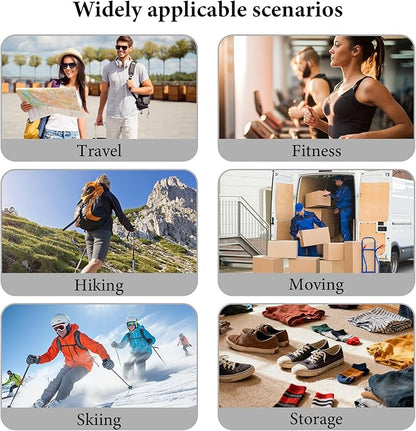 LAKE OF FIRE 4-Piece Travel Shoe Bags for Packing, 17.7" x 13.8" Dustproof Shoe Bags - Flannel Shoe Pouch with Drawstring Closure,Washable & Reusable(Brown)