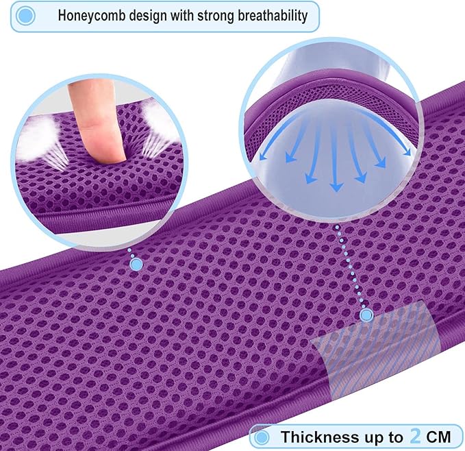 ZINZ 60 Inch Shoulder Strap with Removable Ultra-Thick Pad, Adjustable Buckles Shoulder Crossbody Strap for Luggage Bag