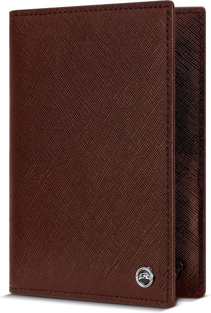 2 Passport Holder - Travel Essentials, RFID Blocking Wallet Credit Card Organiser, Plain Accessories Slim Cover For Men & Women