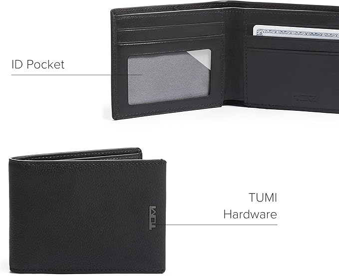 TUMI - Nassau Double Billfold Wallet - Men's Premium Leather Card Holder - RFID Protection