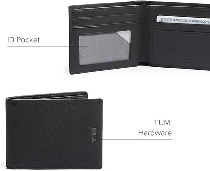 TUMI - Nassau Double Billfold Wallet - Men's Premium Leather Card Holder - RFID Protection