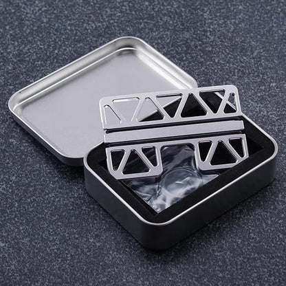 The Truss Minimalist Metal Wallet, Ultra Slim Aluminum, RFID Shielding, For Credit Cards and Cash, Made in the USA