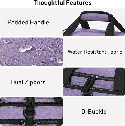 MIER Foldable Duffle Bag with Shoe Compartment 50L Travel Duffel Bags for Men Women Packable Overnight Bag for Camping Gym Weekender, Purple