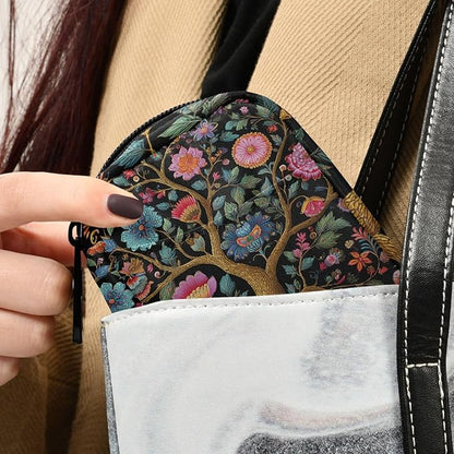 Pill Organizer Box Case Weekly Travel Pill Container Holder 7Day Cute Vitamin Organizer Dispenser Sorter Planner Storage Small Compact Tree of Life02