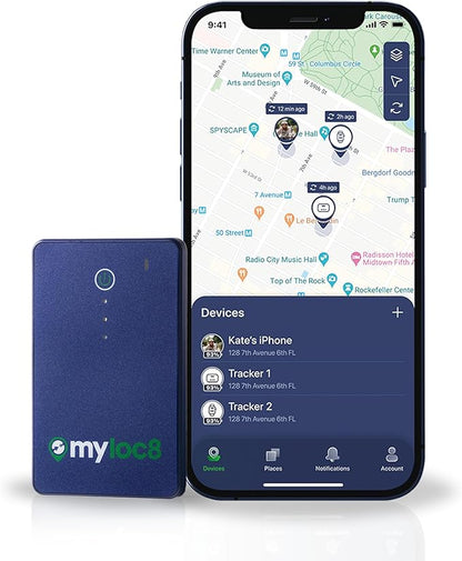 GPS Luggage Tracker for Suitcases TSA Approved, Android & iOS Compatible - Smart Tag with Bag Opening Alert - Real-Time Tracking Device for Travel or Even Car, Trailer, etc. – Long Battery Life