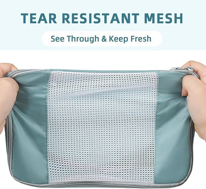 BAGAIL 6 Set/8 Set/10 Set Packing Cubes Various Sizes Packing Organizer for Travel Accessories Luggage Carry On Suitcase