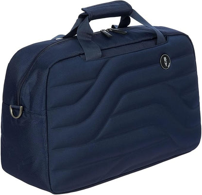 Bric's B|Y Ulisse Duffel Bag, Lightweight Weekender and Carry-On Travel Bag with Smart Sleeve and Spacious Interior – Ocean Blue