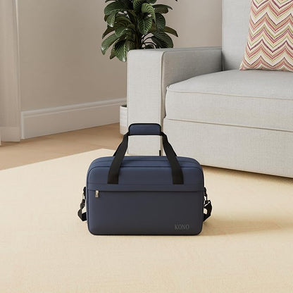Kono Travel Duffel 20L Under Seat Carry-On Sports Tote Gym Weekender Overnight Bag - 15.75"x9.84"x7.87" Navy