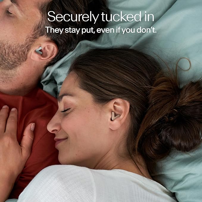 Alpine Silence Earplugs for Sleep, Focus & Travel - V-Shape Snug Fit & Soft Oval Tips – 4 Sizes XS/S/M/L - Comfortable, Reusable Hearing Protection - SNR 22dB & NRR 16 Noise Reduction – Beige