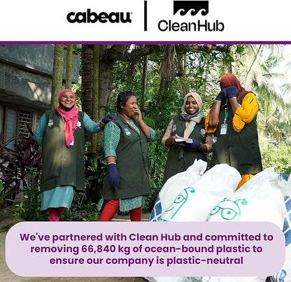 Cabeau Best Neck Pillow for Travel – Evolution Earth Deluxe – 360° Head, Neck and Chin Support for Sleeping – Sustainable Memory Foam - Removable, Washable Cover with Compact Carrying Case (Fire)