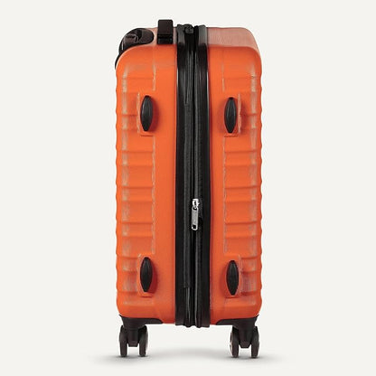 Amazon Basics 30" Hardside Large Checked Luggage, Hardshell Suitcase With Wheels, Expandable For Up to 15% More Space, With Scratch-Resistant Surface, Four Multi-directional Wheels, Orange
