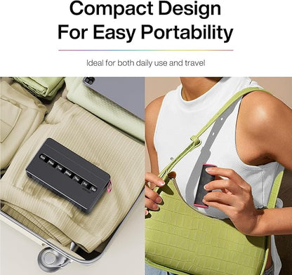 Weekly Pill Organizer 2 Times a Day - Am Pm Pill Box 7 Day, Large Twice Medicine Pill Case for Daily Medication, Vitamins, Fish Oils, Supplements Portable Week Pill Holder Container, Rose Pink