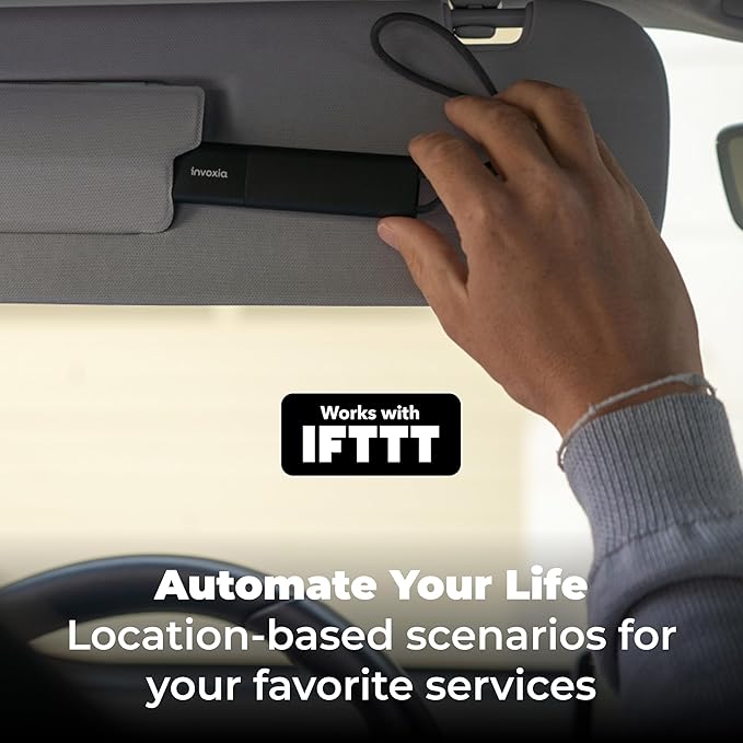 Invoxia GPS Tracker PRO - Real-Time Location - No Included Subscription - for Cars, Motorcycles, Bicycles, Children - Motion and Tilt Alerts - 4G LTE-M Network - Up to 3 Months of Battery Life