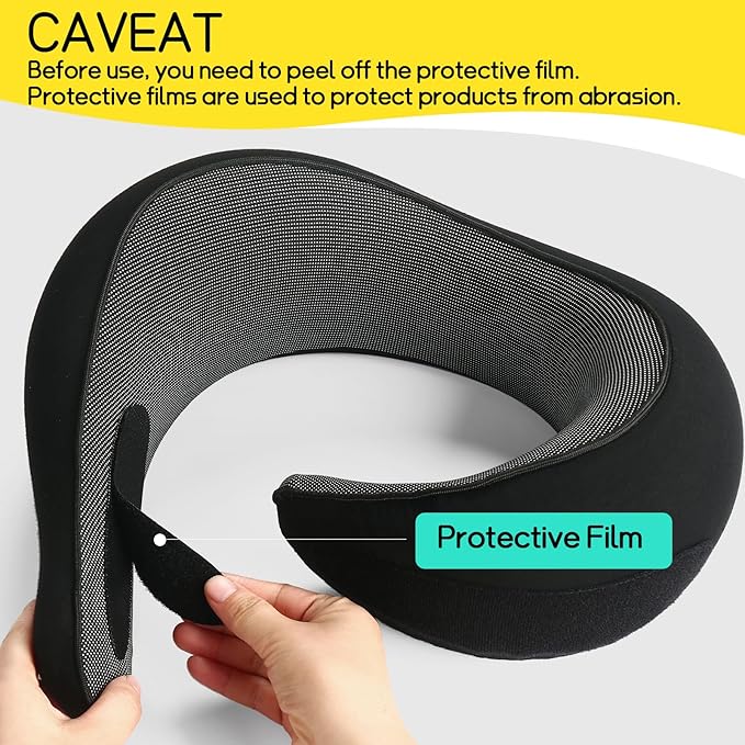 Ulaek®Travel Pillows for Airplanes,Travel Neck Pillow Airplane Memory Comfortable Breathable Cover, Stowable Pillows for Sleeping, Car, Airport Travel Essentials,Gifts for Family, Wife and Friends