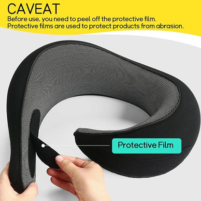 Ulaek®Travel Pillows for Airplanes,Travel Neck Pillow Airplane Memory Comfortable Breathable Cover, Stowable Pillows for Sleeping, Car, Airport Travel Essentials,Gifts for Family, Wife and Friends