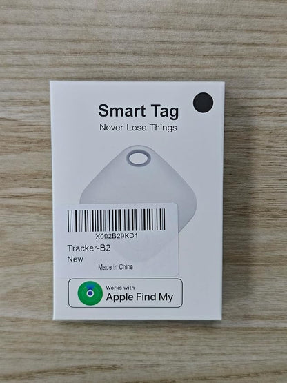 AURTEC Smart Air Tracker for Pets, Vehicles, Keys & Luggage - Compatible with Apple Find My App (iOS Only), Real-Time Global Location Tracking, Long Battery Life, Geo-Fencing,2 Pack