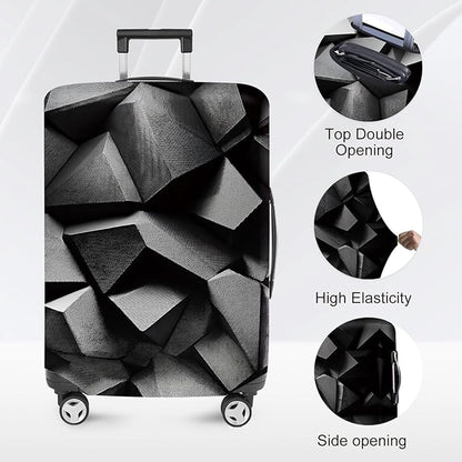 ANNA QUEEN Travel Luggage Cover Suitcase Protector Suitcase Cover Anti-Scratch,Stretchable Bag Cover Washable Durable Polyester