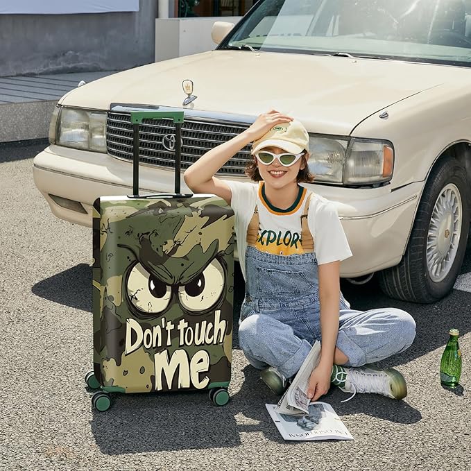 ANNA QUEEN Travel Luggage Cover Suitcase Protector Suitcase Cover Anti-Scratch,Stretchable Bag Cover Washable Durable Polyester