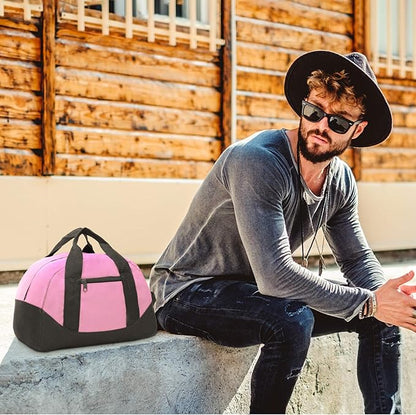 BuyAgain Duffle Bag, 12" Small Mini Travel Carry On Sport Duffel Gym Bag with Top Handle