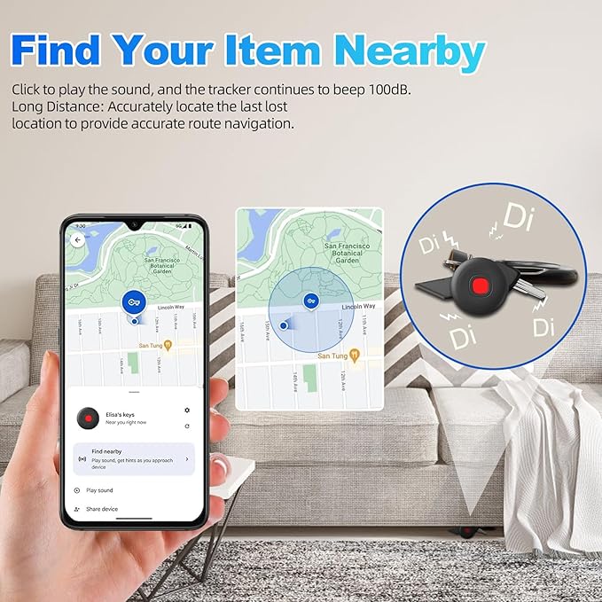 Tracker Tags-4 Pack Android Bluetooth Tracker for Android Tracker Tags, Google's Find Hub App, Item Finder for Android Luggage Tag Tracker, Waterproof Item Locator for Keys, Wallet (Black)