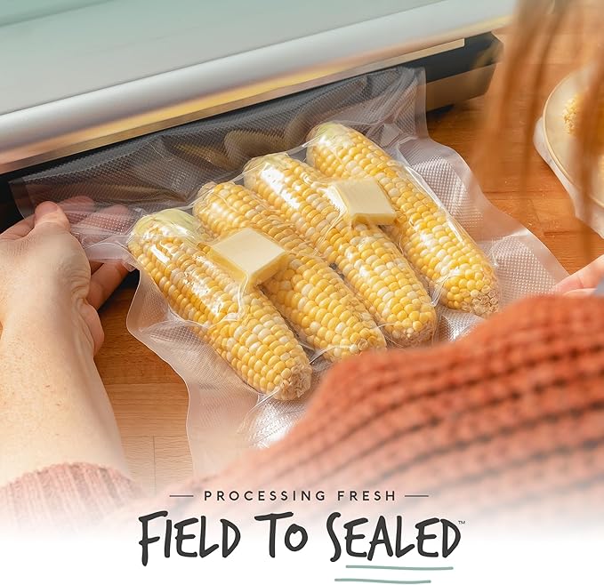 Avid Armor Vacuum Sealer Bags & Rolls – Heavy Duty, BPA-Free, Pre-Cut & Custom-Sized for Food Storage, Meal Prep & Sous Vide – 20 Pint, 30 Quart, 2 Rolls (11"x20ft), 1 Roll (8"x20ft)