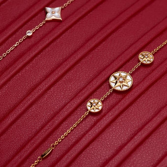 Oirlv Gorgeous Red Leather Jewelry Tray Necklace Bracelet Long Chain Storage Stackable Necklace Trays Jewelry Drawer Organizer