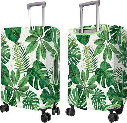 Travel Luggage Cover Suitcase Protector Fits 18-32 Inch Wheel Covers PatternedTravel Related Items Flower Luggage Protector Elastic M