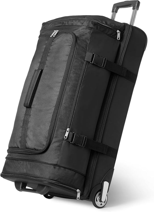 Amazon Essentials Lightweighted Carry-on Duffel with Shoe Compartment