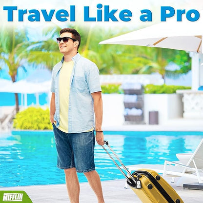 Mifflin-USA - Luggage Tags - Black, 100 PK - Bag Tag for Baggage - Suitcase Accessory Bulk