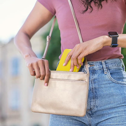 BONNY DODO Small Travel Jewelry Organizers Box for women with PU Leather Portable Mini Jewelry Case with compartments for Necklace Rings Earrings,Luxury Giftable boxes. (Yellow, M)