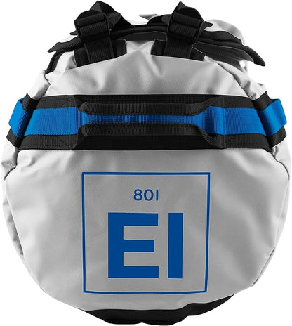 Element Equipment Trailhead Duffel Bag Shoulder Straps Waterproof Light Grey/Blue Medium