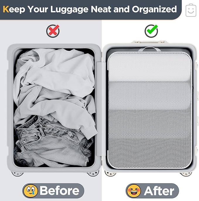 Veken 2/6/9/11 Set Compression Packing Cubes for Travel Essentials,Compressible Expandable Large Luggage Suitcase Organizer Bags for Clothing,Durable Space Saver Storage Bags(Black)