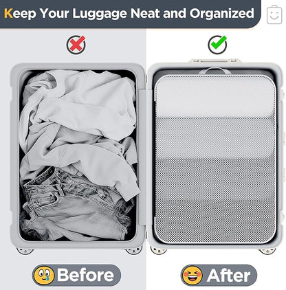 Veken 2/6/9/11 Set Compression Packing Cubes for Travel Essentials,Compressible Expandable Large Luggage Suitcase Organizer Bags for Clothing,Durable Space Saver Storage Bags(Black)