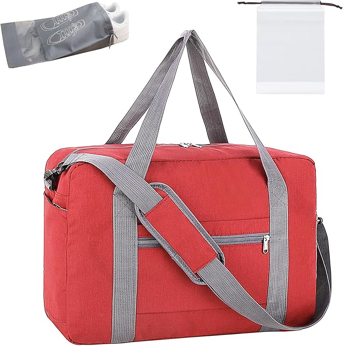 For Spirit Airlines Personal Item Bag 18x14x8 with Wet Pocket Foldable Travel Duffel Bag Underseat Carry on for Men & Women