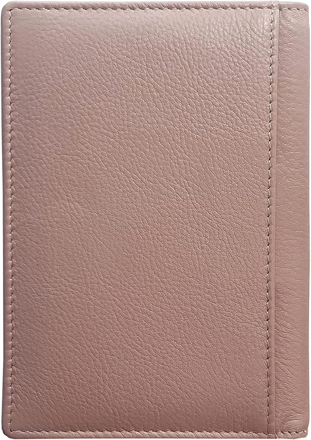 Personalized Monogrammed Blush Leather RFID Passport Wallet
