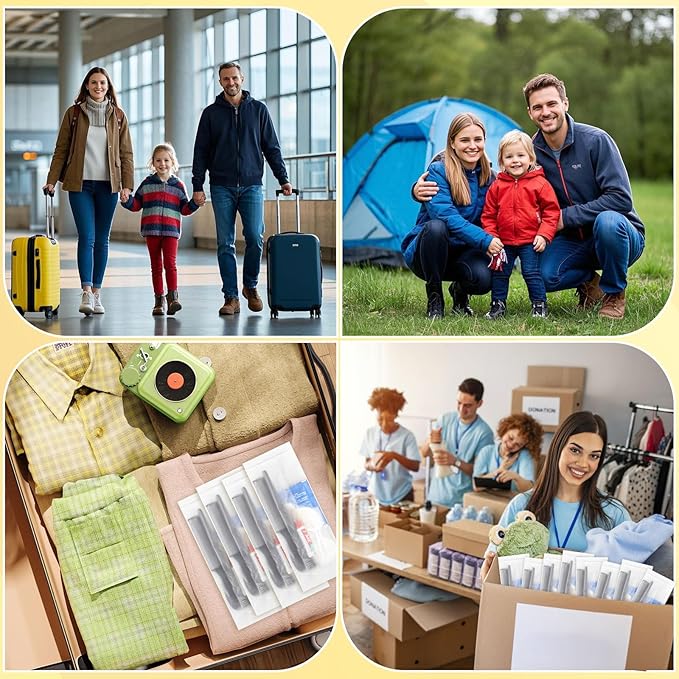 Hygiene Kit, Hygiene Kit Bulk, Individually Packed, The Travel Hygiene Kit Is Fully Equipped And Clean And Hygienic, Convenience Kits Suitable For Hotel, Camping, Home, Travel (15-PACK)