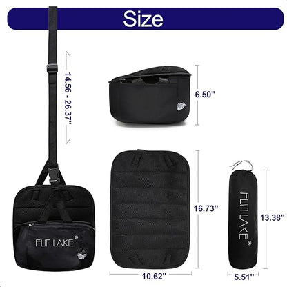 2-in-1 Airplane Footrest Pillow - Inflatable Travel Foot Hammock & Cushioned Foot Pad for Ultimate Comfort on Flights, Travel Accessories, Portable Foot Rest for Flights