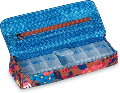 Choo Choo XL Pill Organizer, Very Berry Blue
