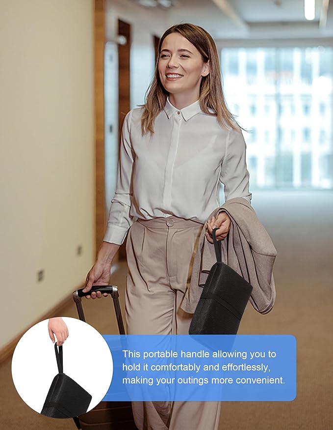 Airplane Seat Cushion Portable Travel Cushion for Comfort Foldable Stadium Pad with Breathable Fabric Seat Pad Perfect for Long Flights, Office, Bleacher, Camping