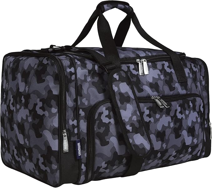 Wildkin Kids Weekender Duffel Bag – Carry-On Size for School, Travel, & Sleepovers