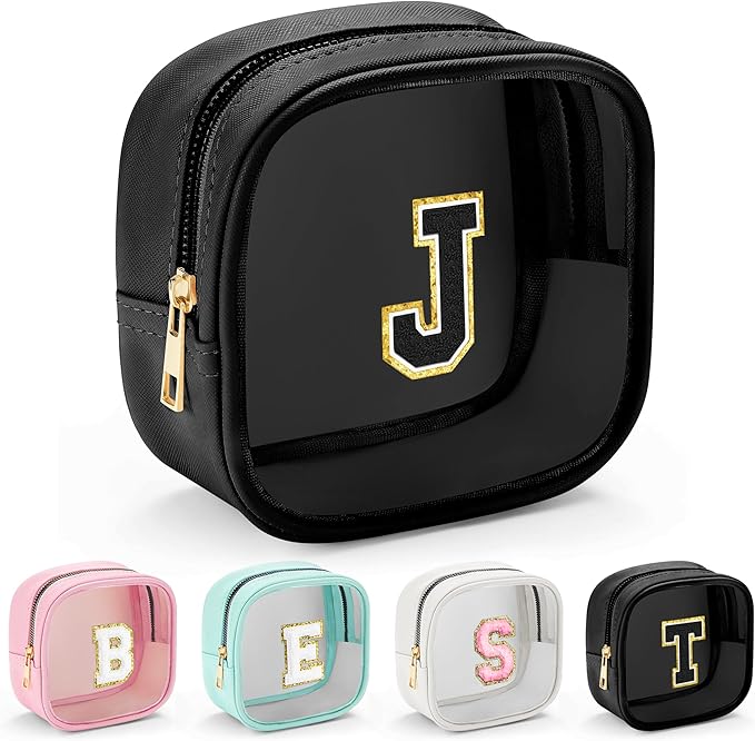 YOOLIFE Mini Waterproof Toiletry Bag, Makeup Bag Travel Essentials Gifts for Women, Nurse Pack Black