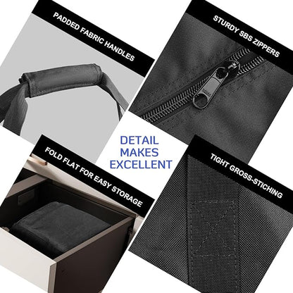 INFANZIA 35inch Sports Duffel Travel Bag, 28L Extra Large Duffel Luggage Bag with Upgrade Zipper, Water Resistant & Foldable Equipment Storage Bag for Fishing Tripod Tent Umbrella