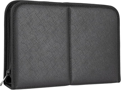 Makeup Brush Organizer Bag Standing Makeup Brushes Holder Travel Case, Professional Portable Cosmetic Storage Bag Foldable Makeup Brush Wrap Case for Men Women Artist Gift (Black)